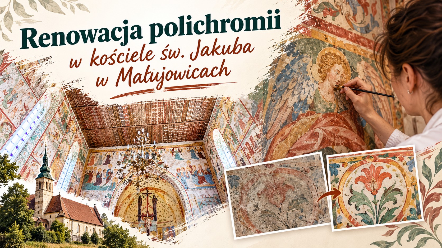 renowacja polichromii małujowice